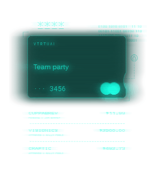 Virtual cards illustration