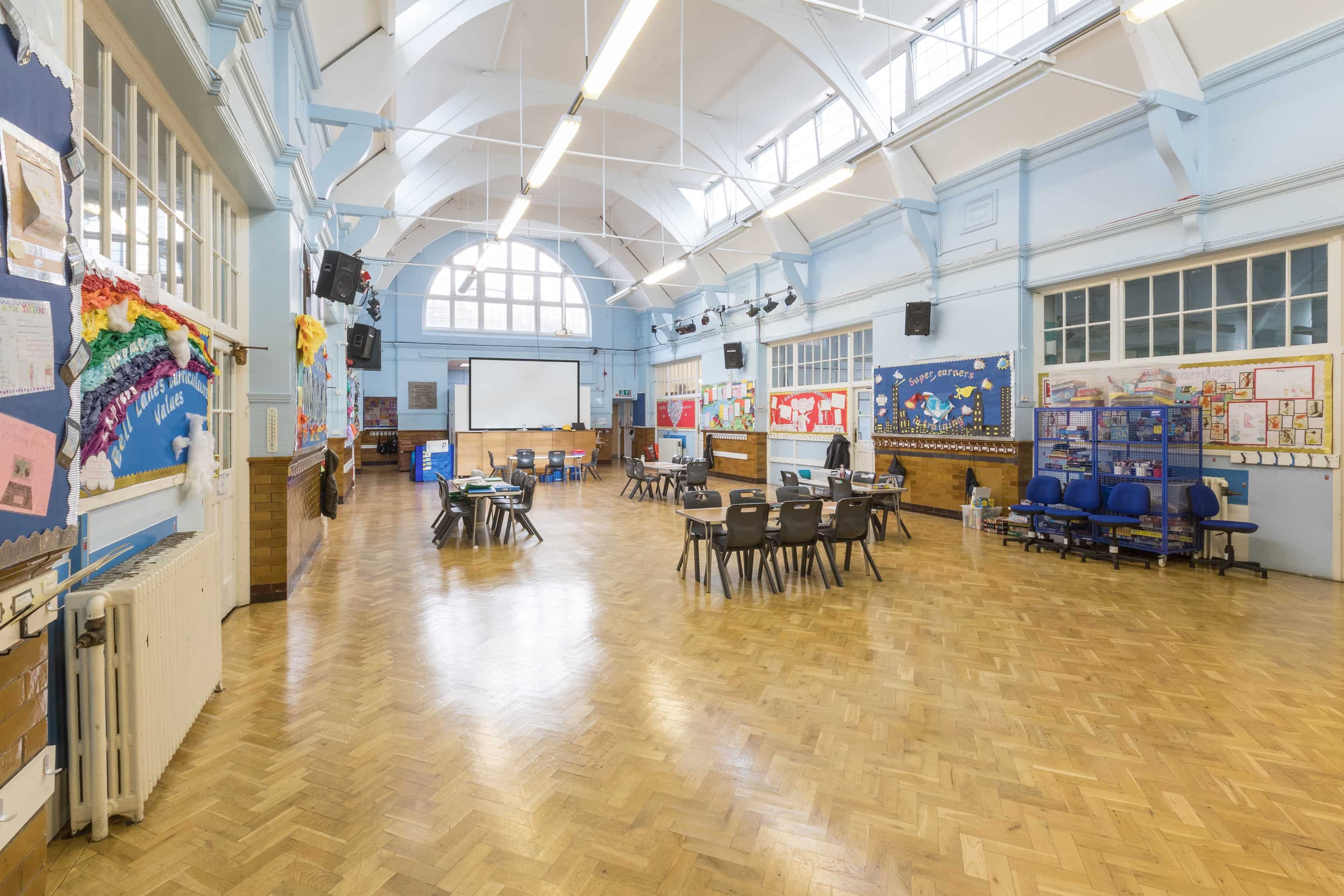 main-hall-hire-bell-lane-primary-school-sharesy