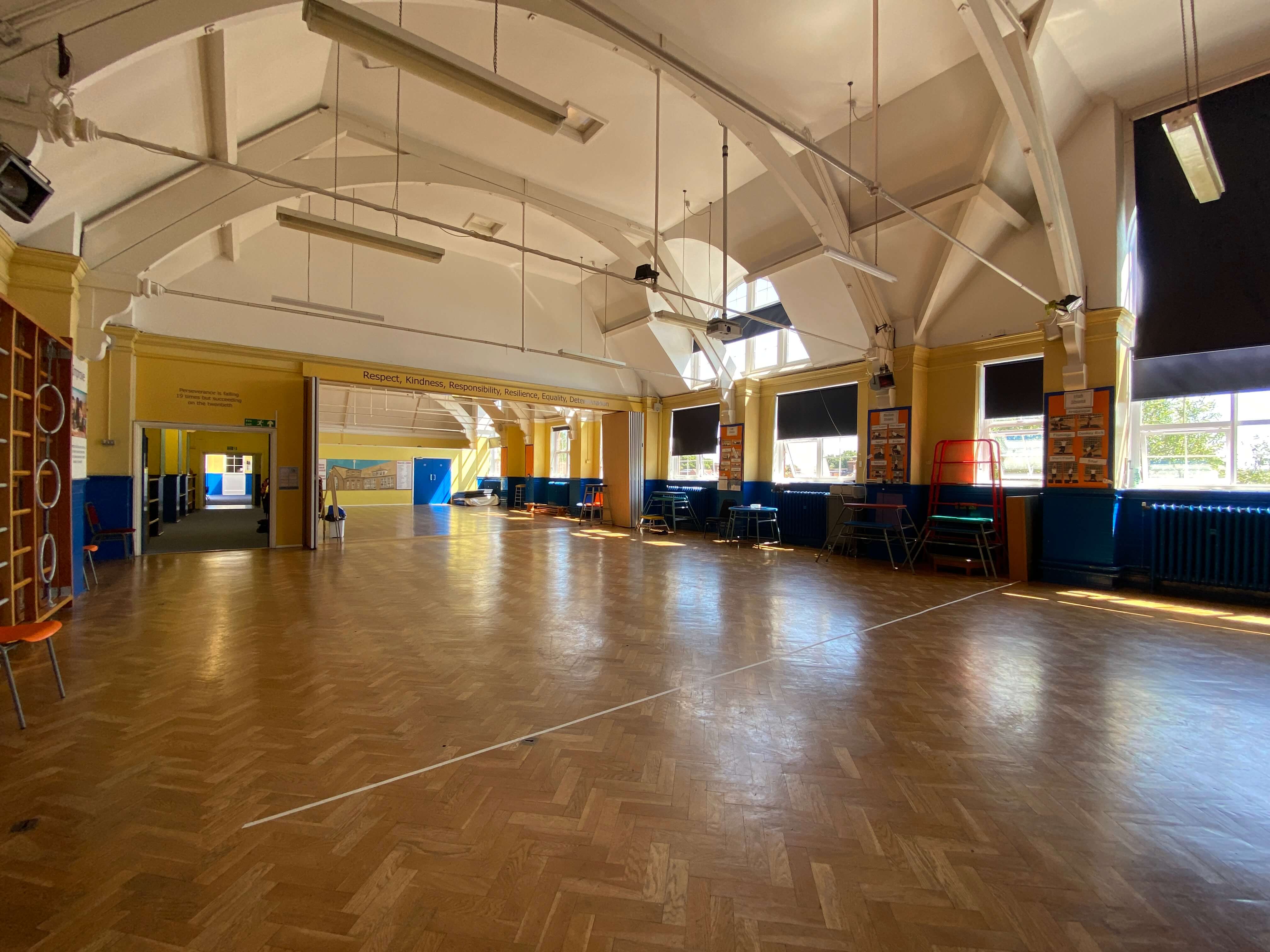 Key Stage 2 Hall (upstairs) Hire Spicer Primary School (Sketty