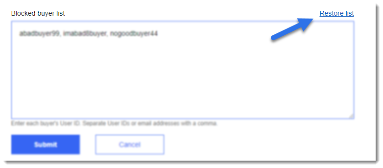 ebay how to block buyer
