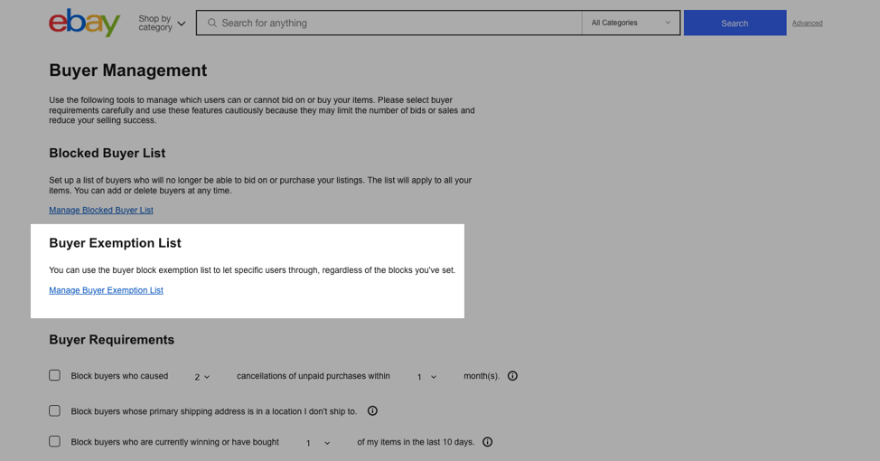 How to Block a Buyer on eBay 3Dsellers
