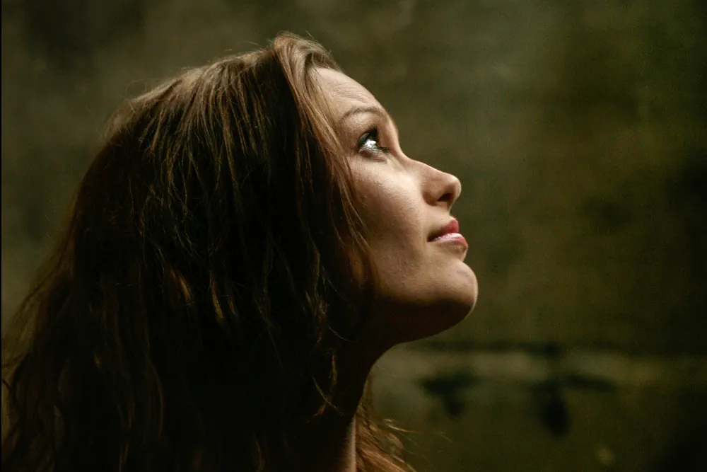 A woman looking up and seeking God
