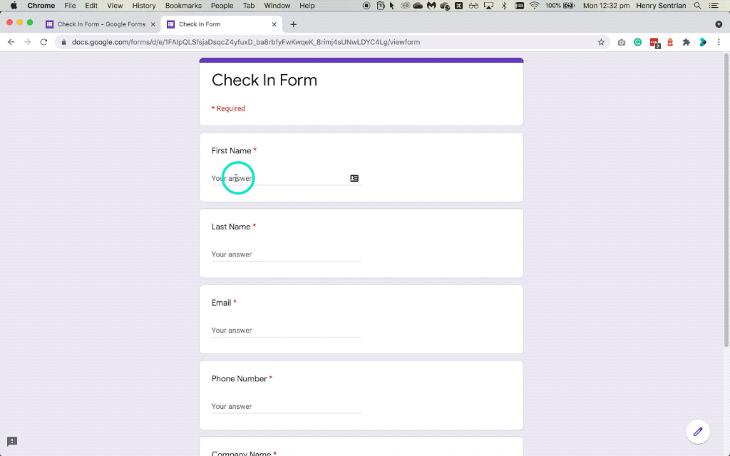 Creating a Visitor Signin System for your office