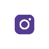 Purple Instagram icon as png