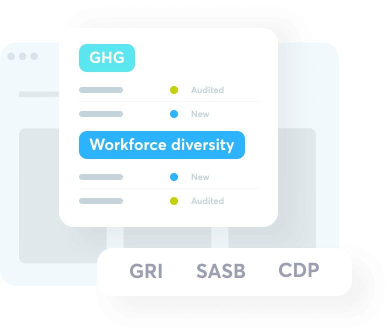 Metrio ensure data reliability by automating data collection and validation. Use Metrio for external audit (ESG rating agencies, investors..)