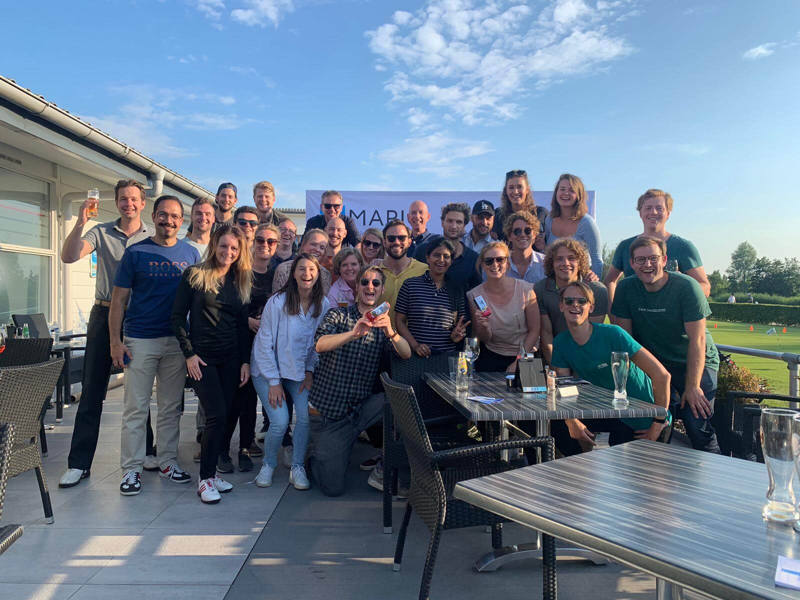 A group photo of our team