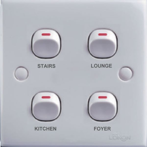 Light Switch Labels ABC Distributors