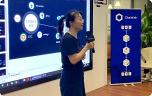 Presentation during a Chainlink event