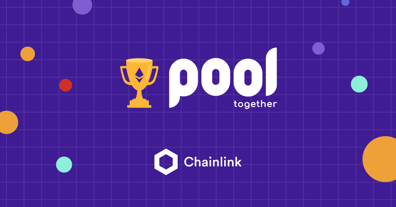 PoolTogether and Chainlink integration banner