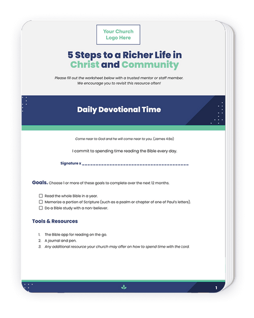 New Member Worksheet