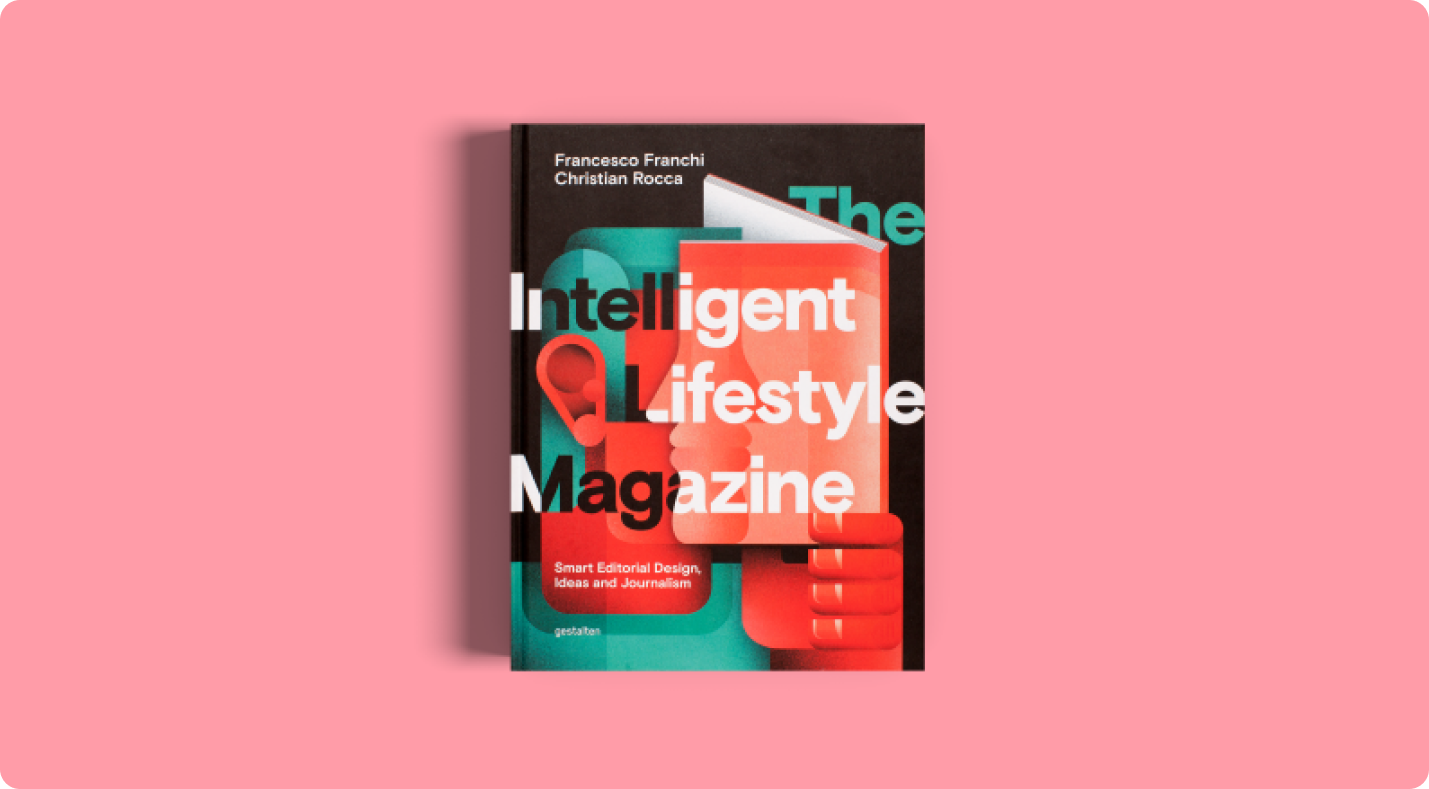 Image of the cover of a magazine with illustrations.