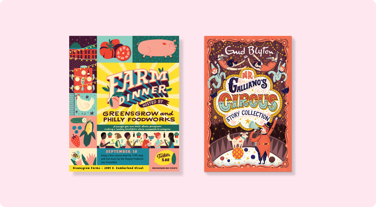 Image featuring retro and vintage illustrations.