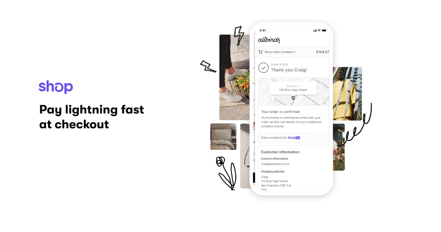 Shop Lighning Fast Checkout