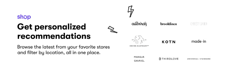 Shop Personalized Recommendations