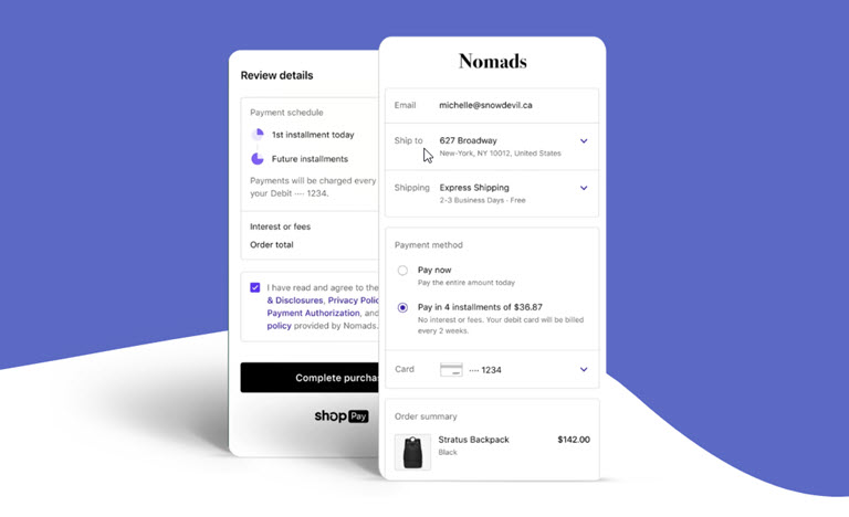 Shopify Installments