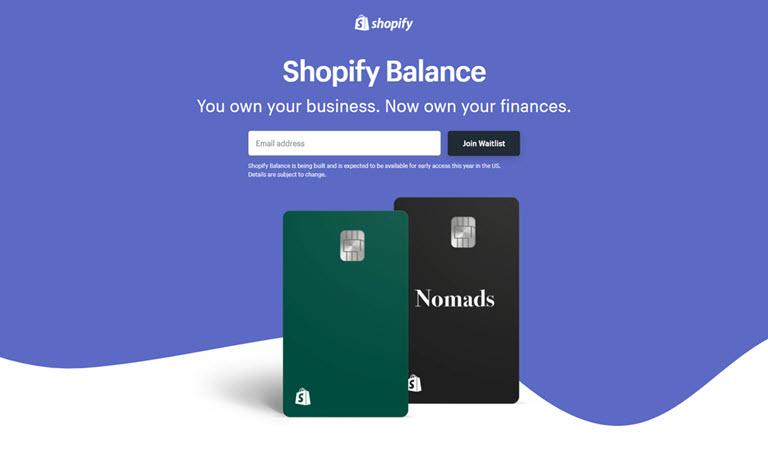 Shopify Balance