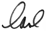 Carl Josehart's signature