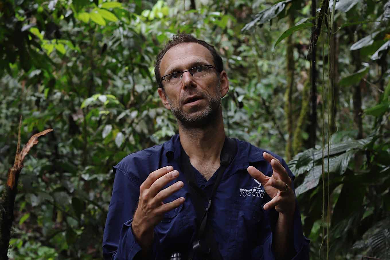 Martin Schaefer in Canandé reserve