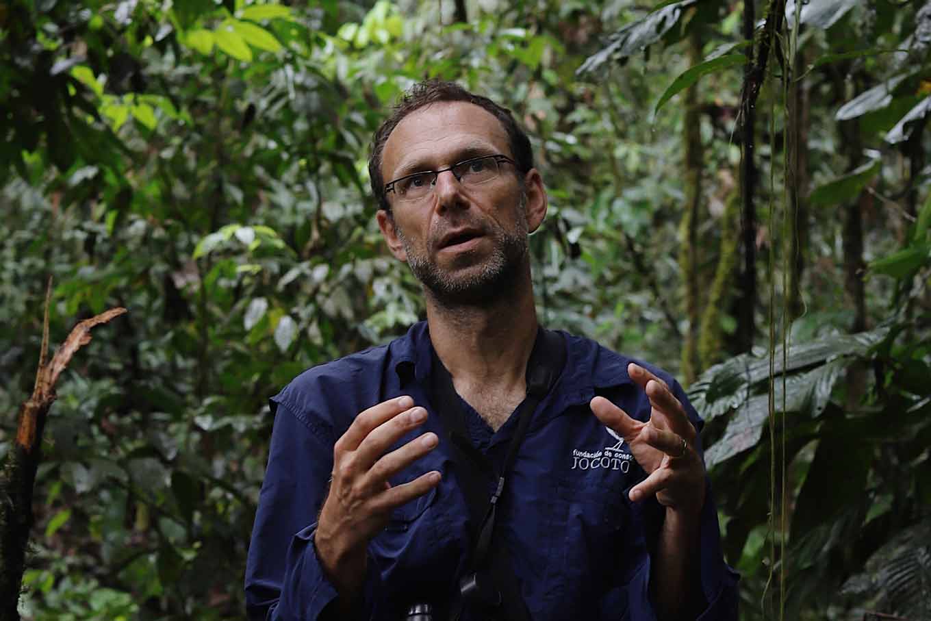 Martin Schaefer in Canandé reserve