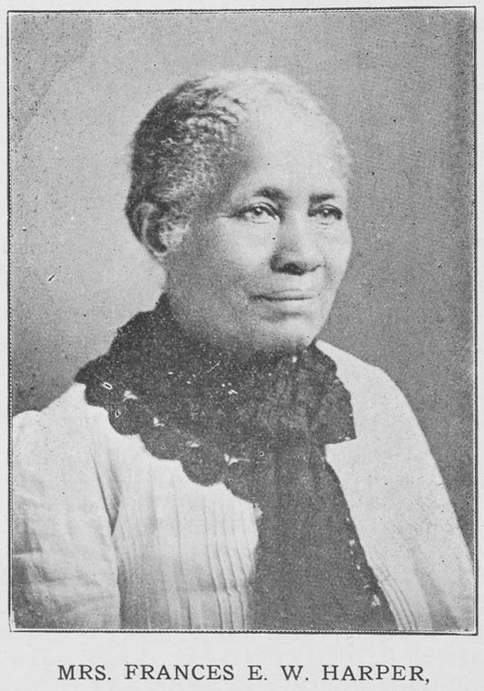 A portrait of Frances Ellen Watkins Harper