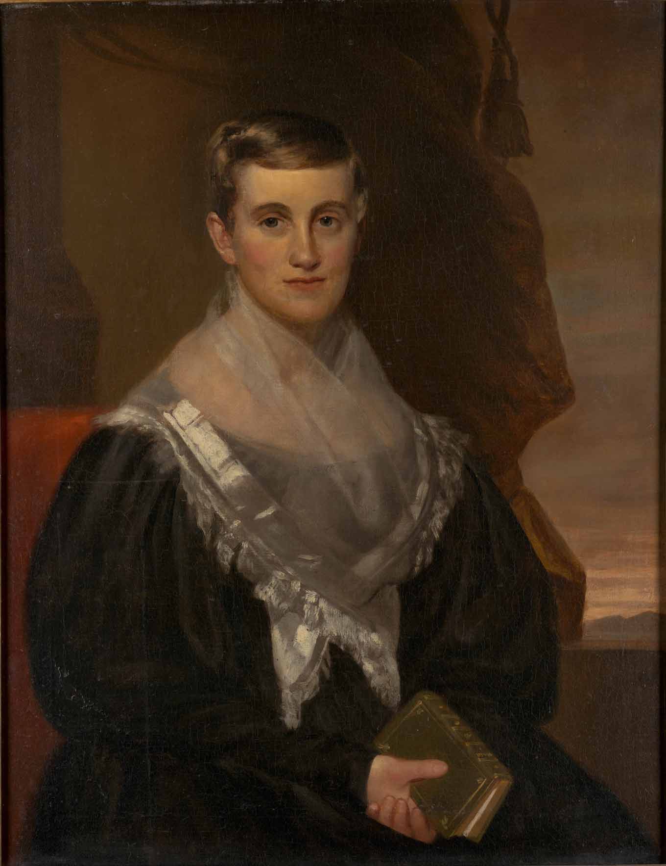 A painted portrait of Prudence Crandall