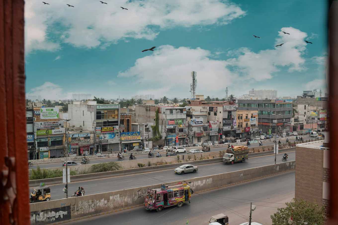 A morning in Karachi, Pakistan