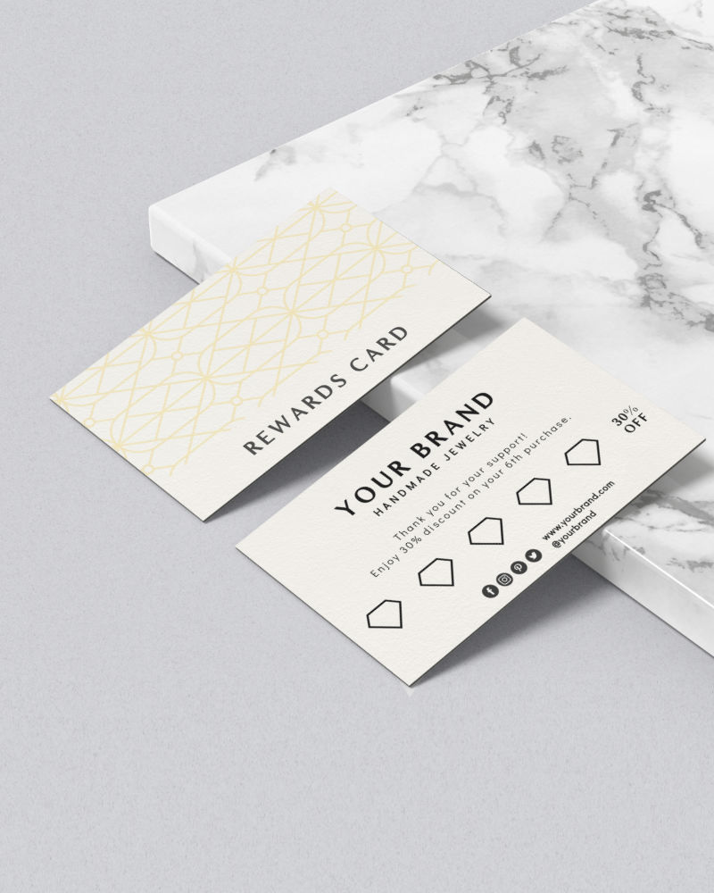 Loyalty/Rewards Cards Template | Loyalty/Rewards Cards Design ...