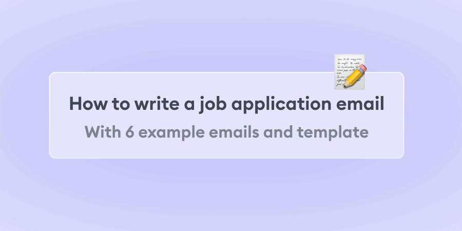 Internship email — 9 examples and templates