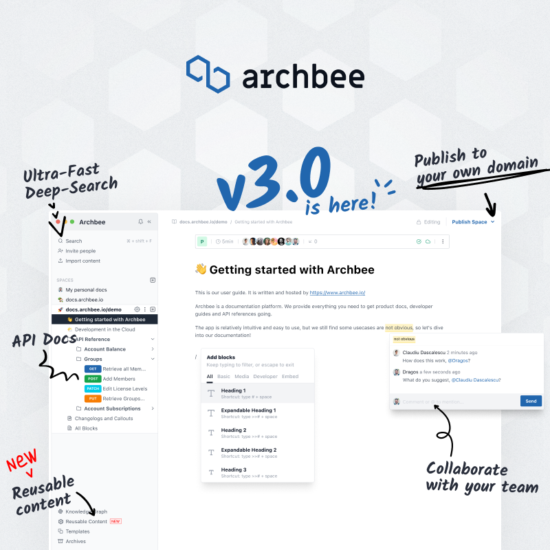 Archbee live on Product Hunt! 