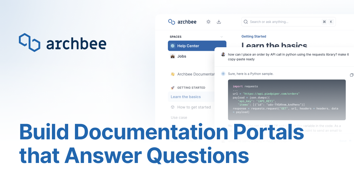 Archbee Answer Questions With Documentation Archbee Answer Questions With Documentation