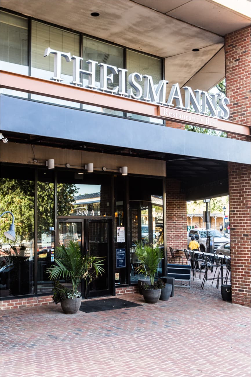 Reservations Theismann's Restaurant Alexandria, VA