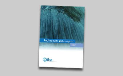 Cover of the 2016 Hydropower Status Report