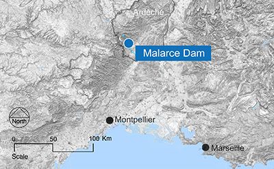 Malarce map