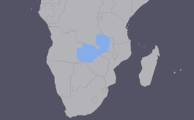 Zambia map