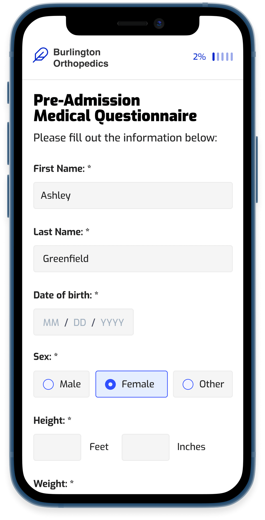 Medical Intake Form | Lobbie Digital Forms for Patient Intake