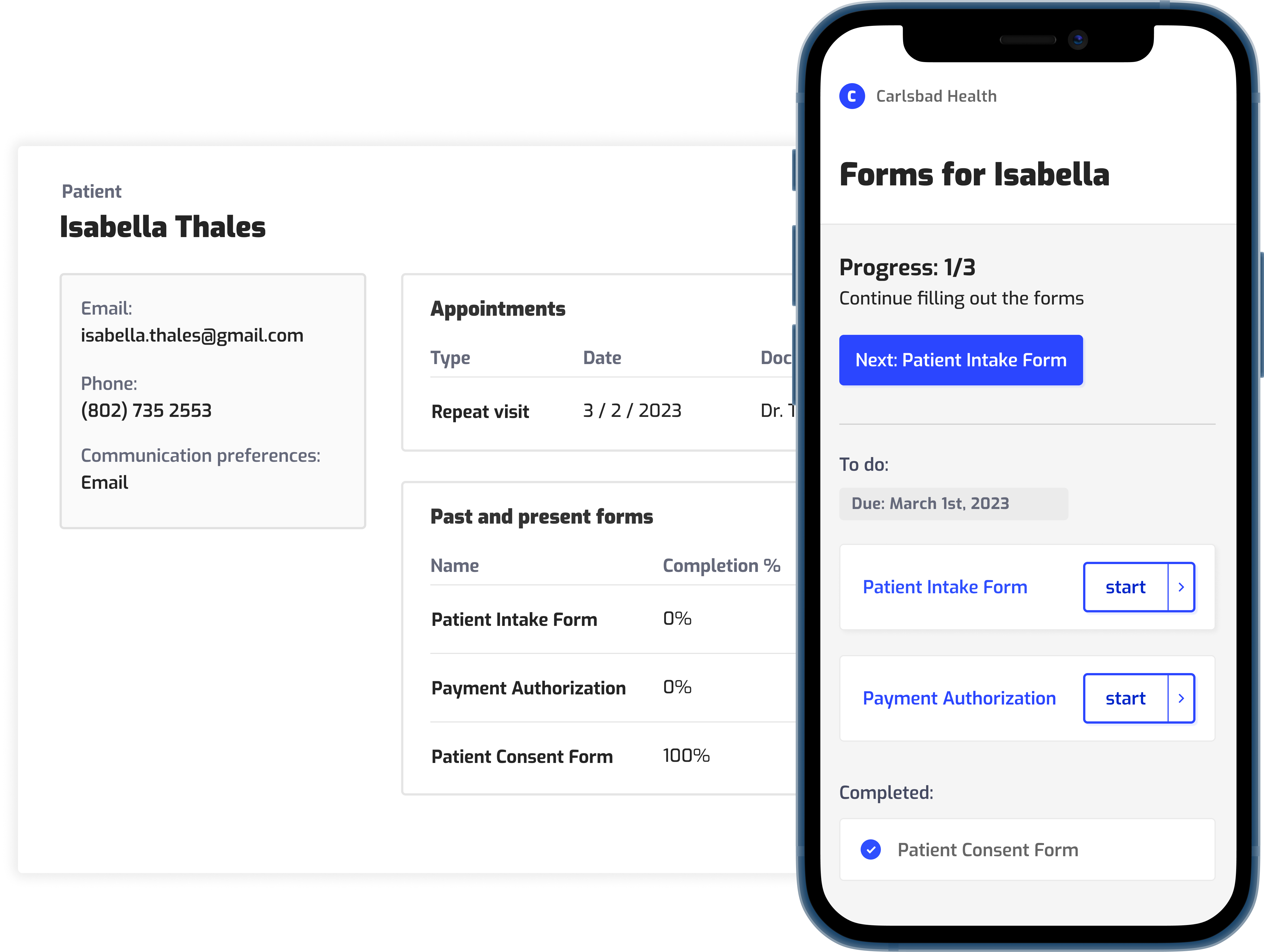 Digital forms & patient intake for Neurology / Neurosurgery | Lobbie