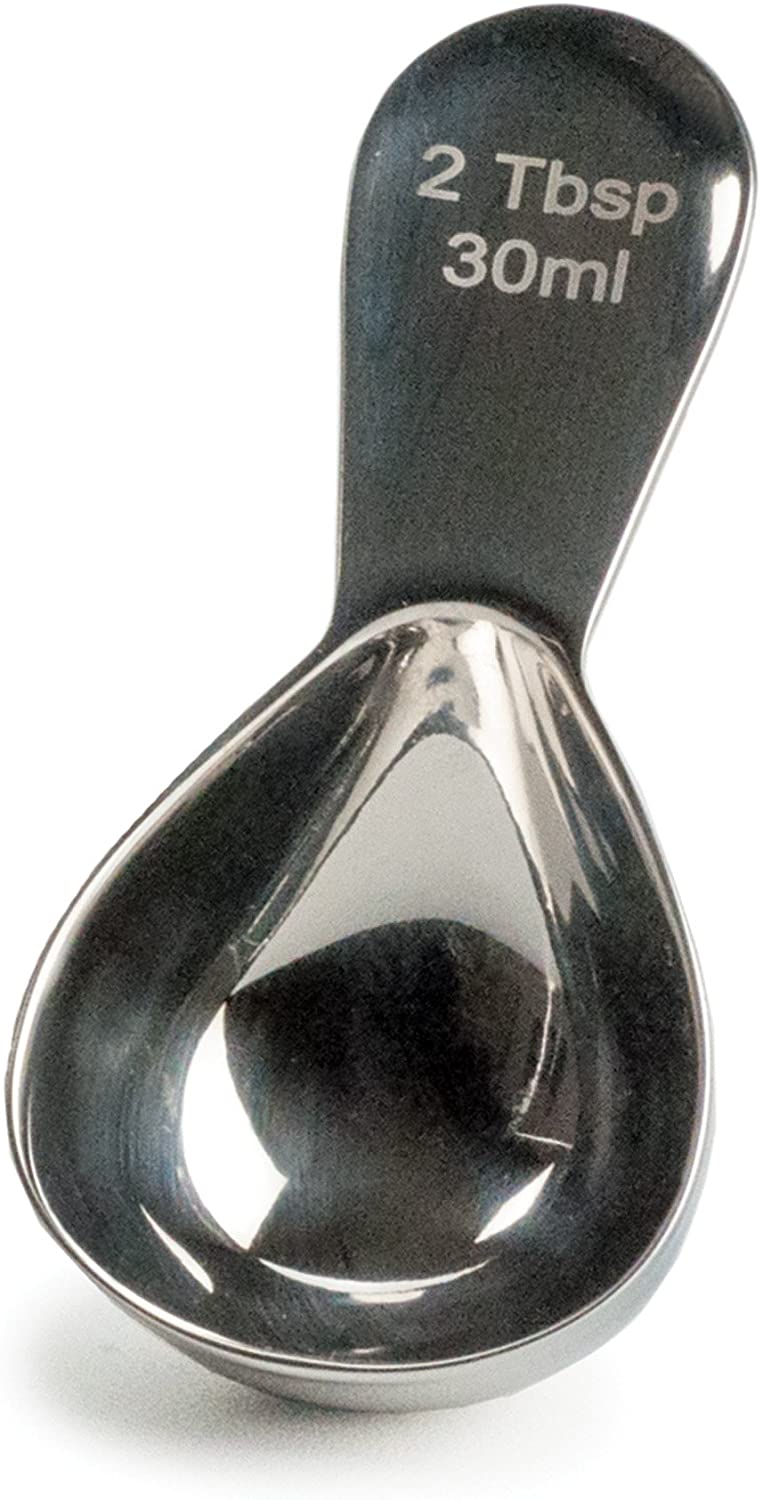 RSVP CS-2TB Coffee Scoop Measure 2 TBL 1/8 Cup 4" Long 18/8 Stainless Steel New RSVP CS-2TB Coffee Scoop Measure 2 TBL 1/8 Cup 4" Long 18/8 Stainless Steel New