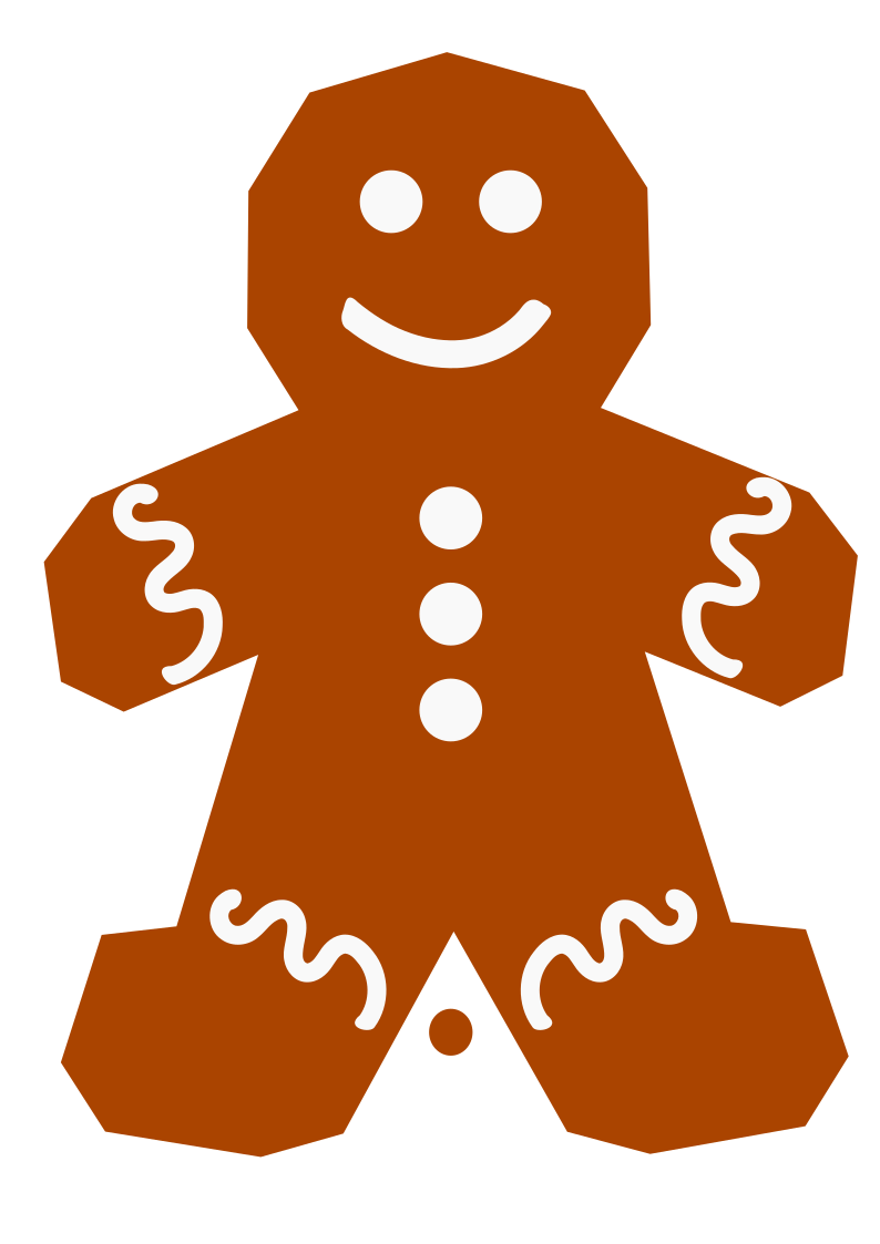 3D Gingerbread Man SVG | Over 800 Free SVG Files