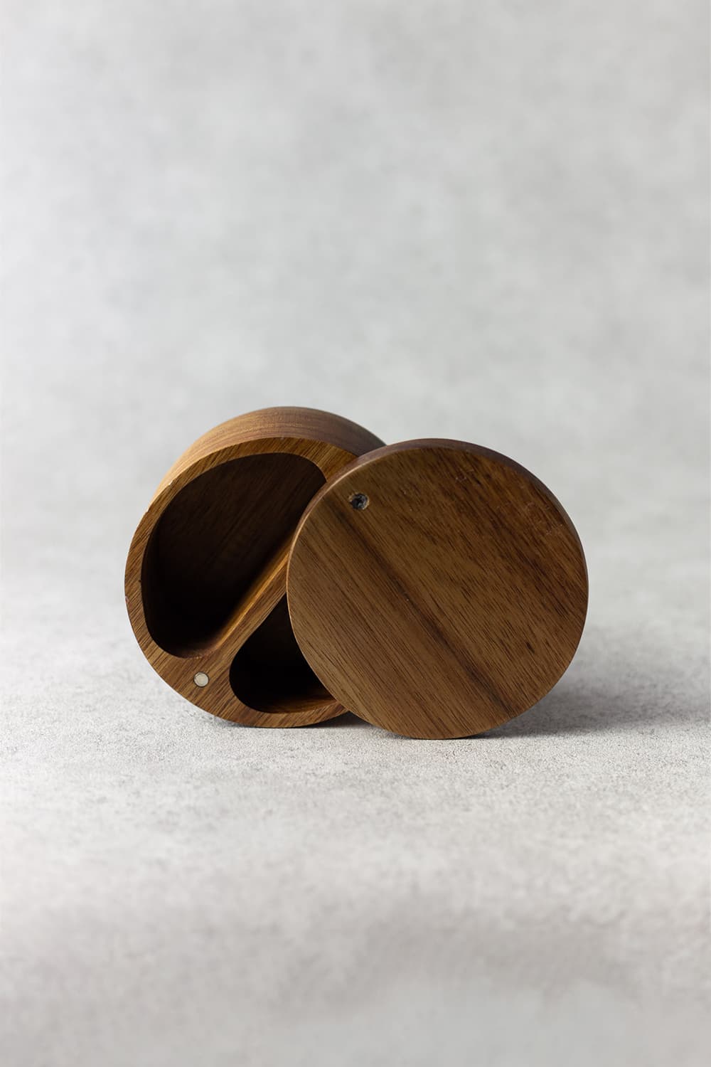 Wooden Salt & Pepper Pinch Pot