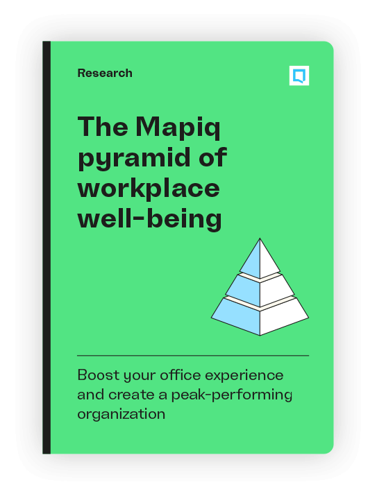 The Mapiq pyramid of workplace well-being