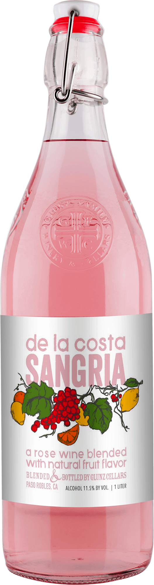 De La Costa Rosé Sangria bottle shot sample