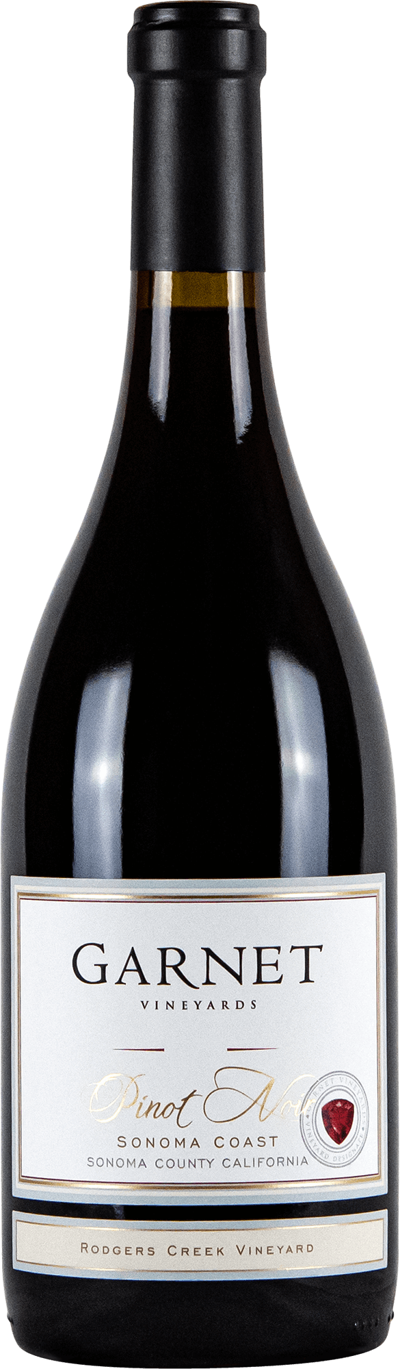 Garnet Vineyards Rodger's Creek Pinot Noir 750ml front view