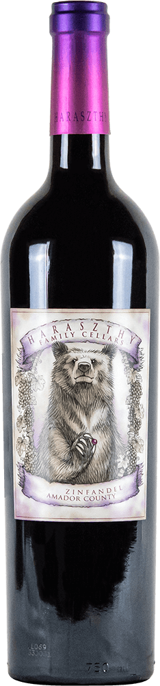 Haraszthy Family Cellars Amador Zinfandel wine bottle front
