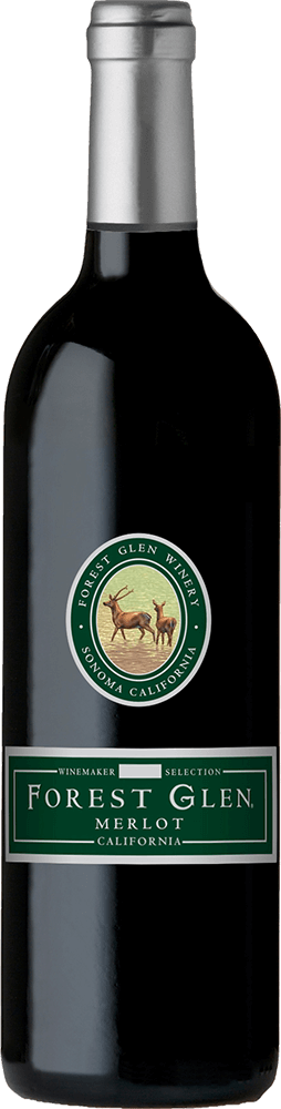 Forest Glen Merlot bottle shot sample front view