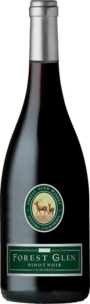 Forest Glen Pinot Noir bottle shot sample front view