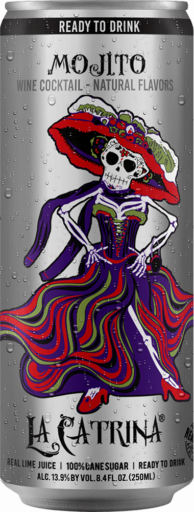 La Catrina Cocktails Mojito canned cocktail front view