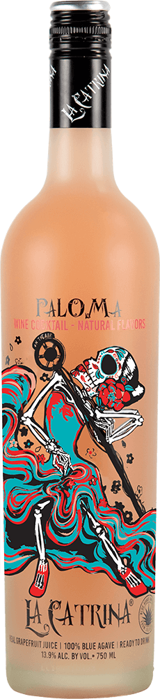 La Catrina Cocktails Paloma ready to drink cocktail bottle front view