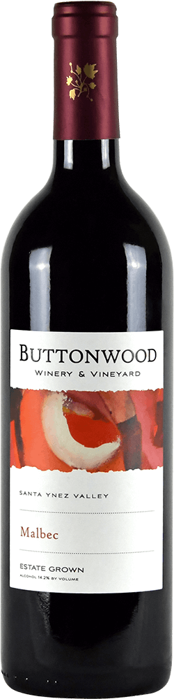 Buttonwood wine brand Malbec bottle shot sample