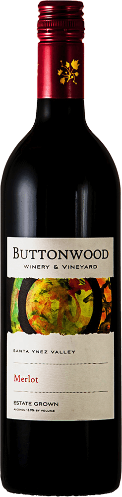 Buttonwood wine brand Merlot bottle shot sample