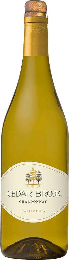 Cedar Brook wine brand Chardonnay bottle shot sample